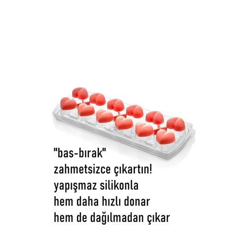 TransForMacion Bas-Bırak Kapaklı Silikon Buz Kalıbı 720630
