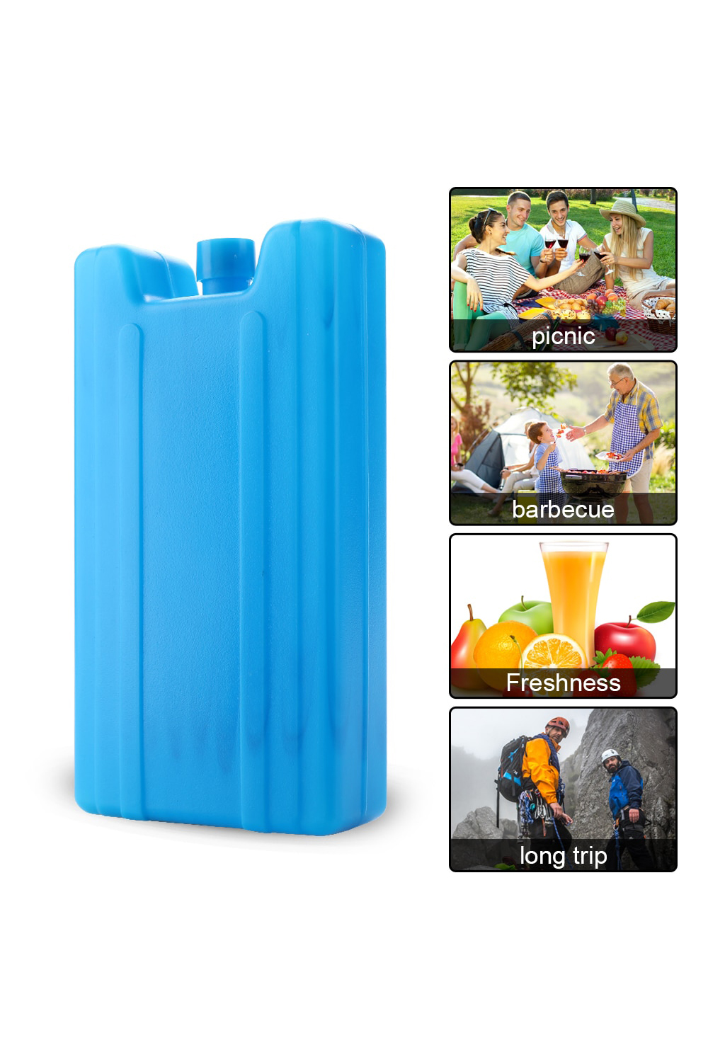 Buz Aküsü Buz Kasedi Soğutucu Kasedi Piknik Kamp Buz Aküsü 12'li 720632	