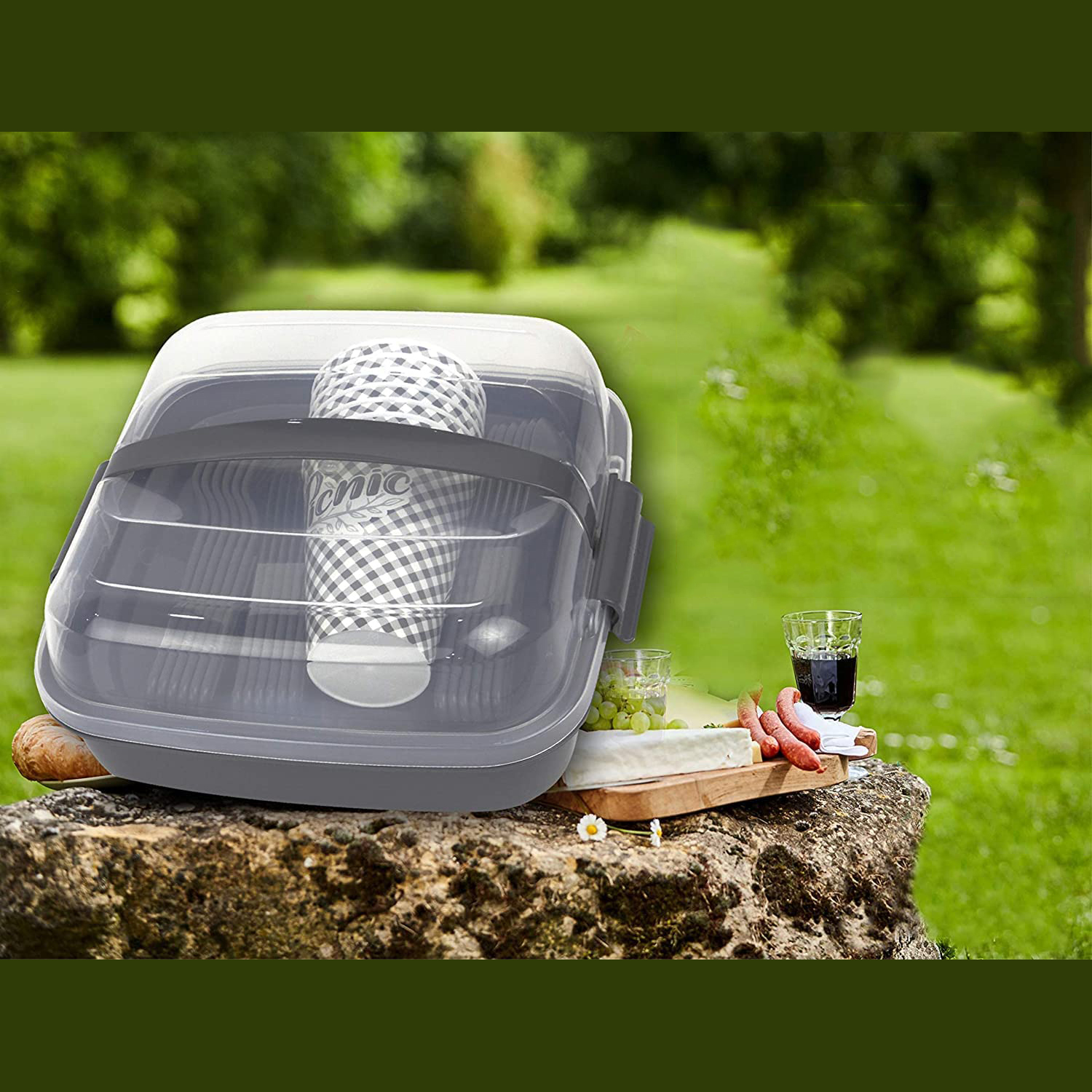 TransForMacion Piknik Seti 6 Kişilik 32 Parça YEŞİL 720635