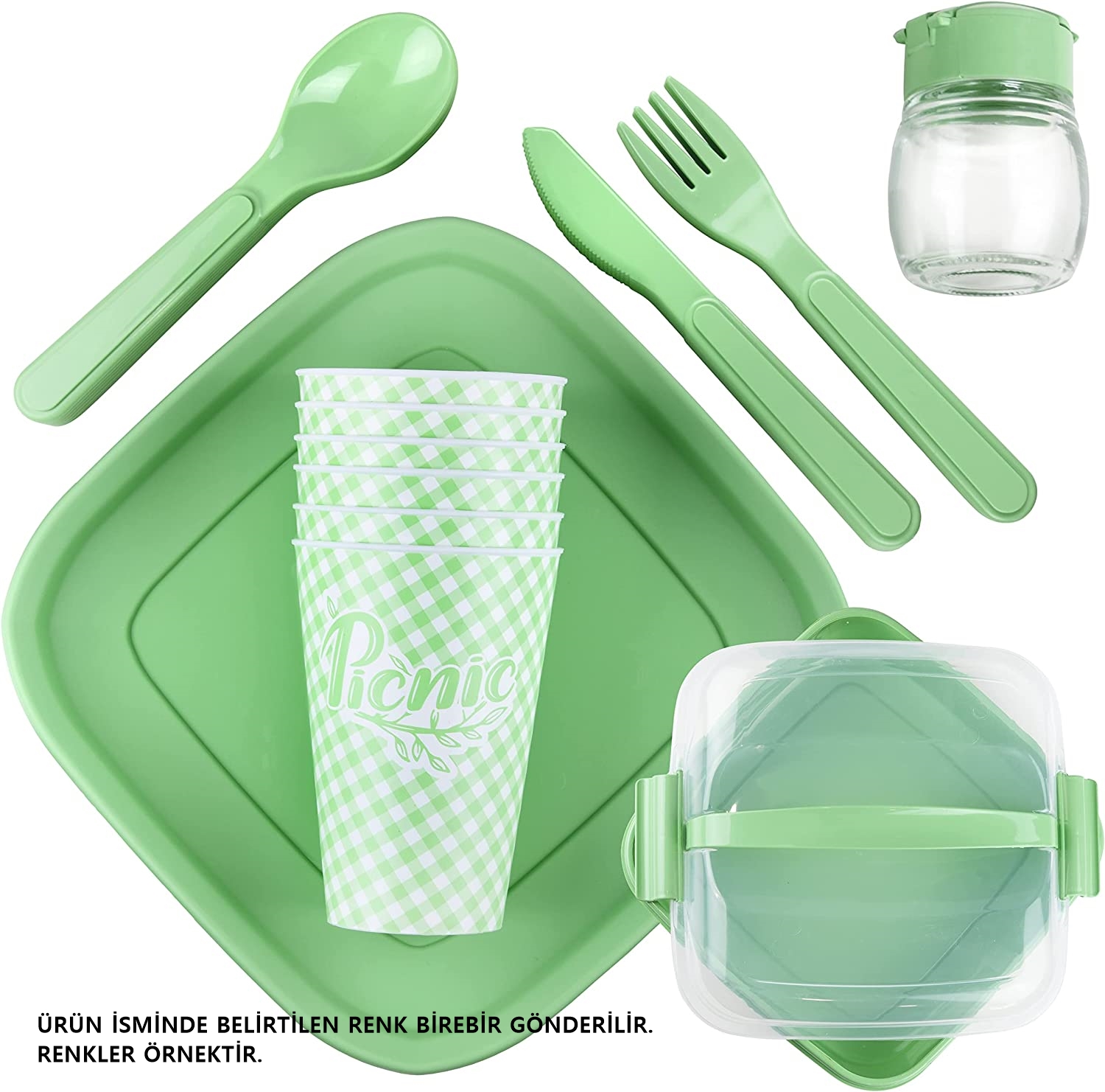 TransForMacion Piknik Seti 6 Kişilik 32 Parça MAVİ 720636