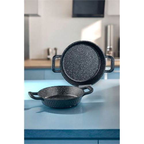 TransForMacion Döküm Granit Sahan Tava 2 li SET 720657