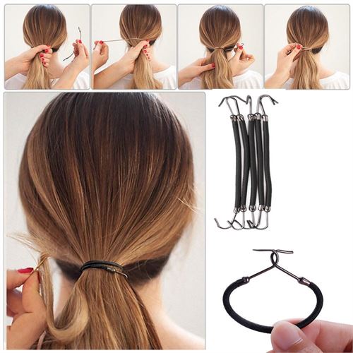 TransForMacion Kancalı At Kuyruğu Lastik Toka 10 ADET 717249 	