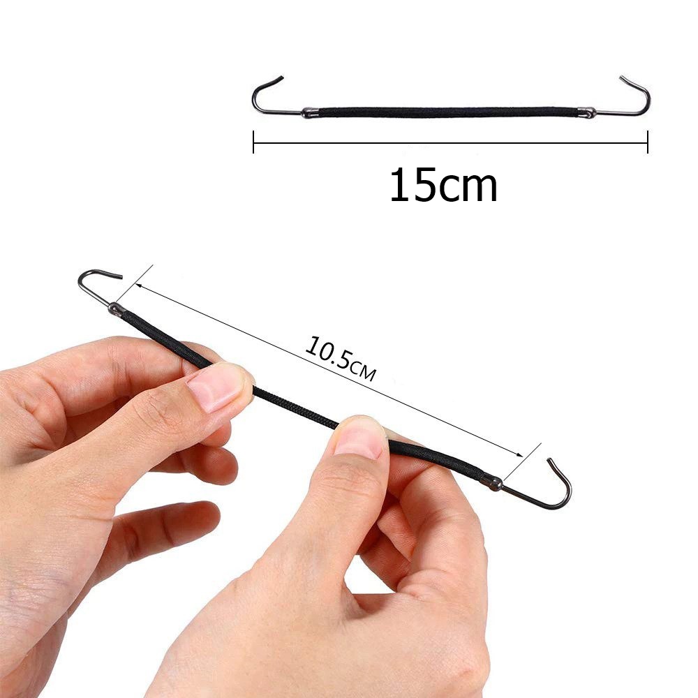 Kancalı At Kuyruğu Lastik Toka 10 ADET 717249 	