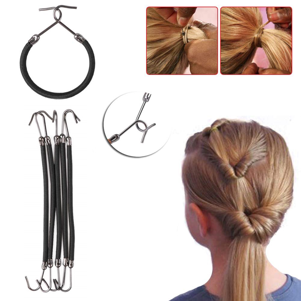 Kancalı At Kuyruğu Lastik Toka 10 ADET 717249 	