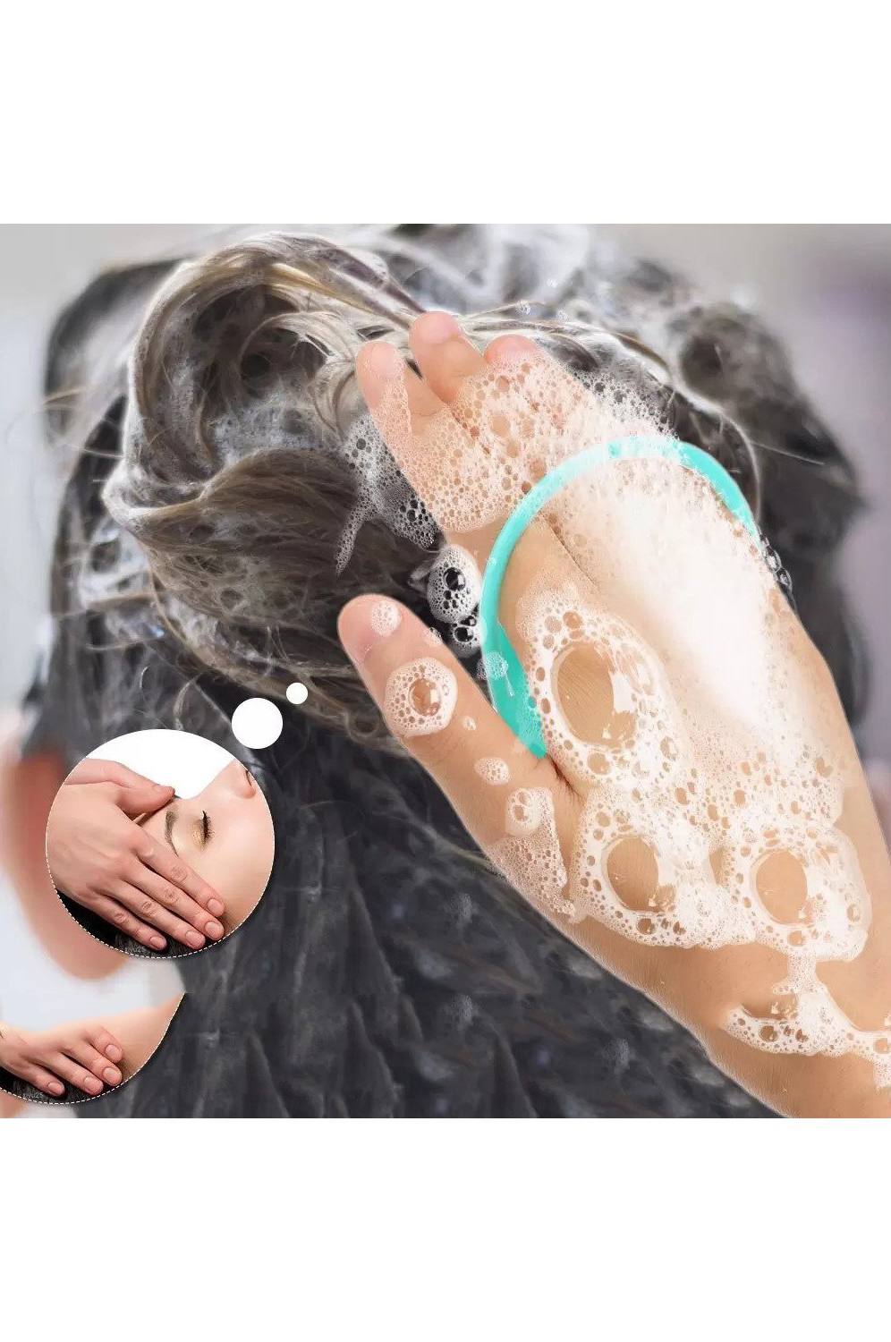 Saç Yıkama Tarağı Avuçiçi  Belgiqa Design 716298