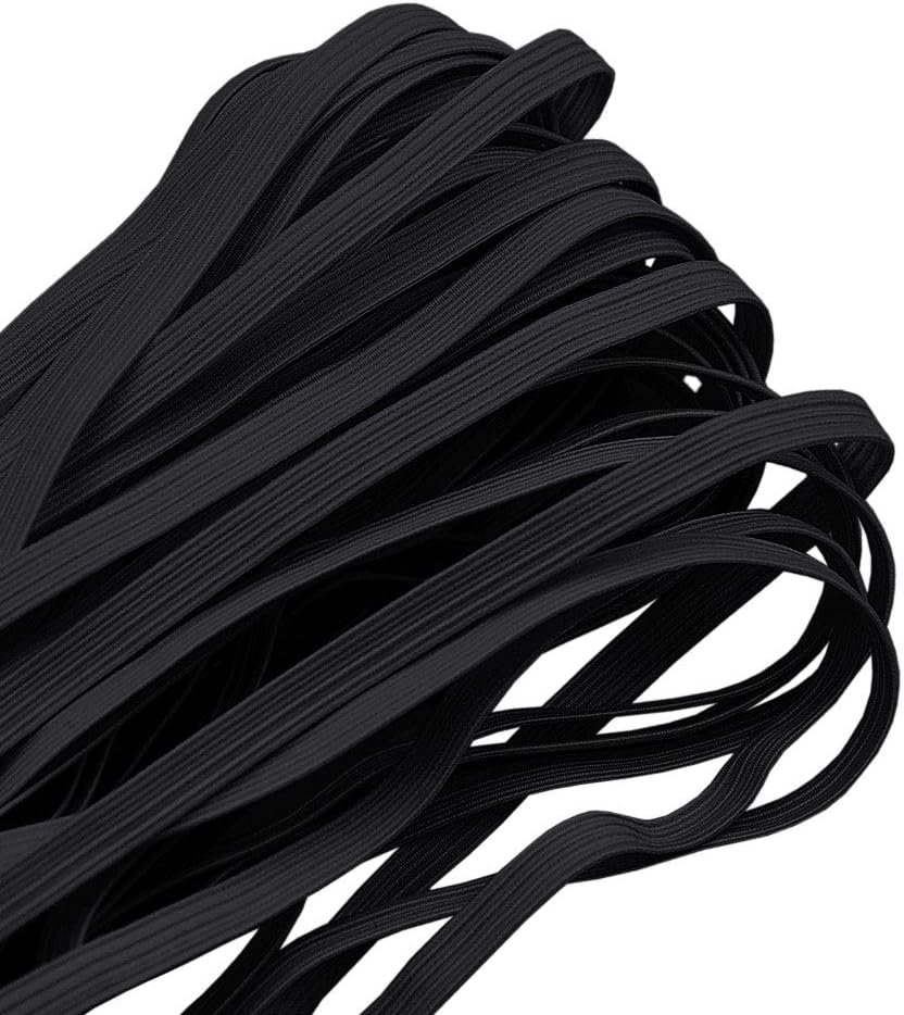 Yassı Bel Paça Giysi Lastiği 10 Mt 5 mm SİYAH 720666