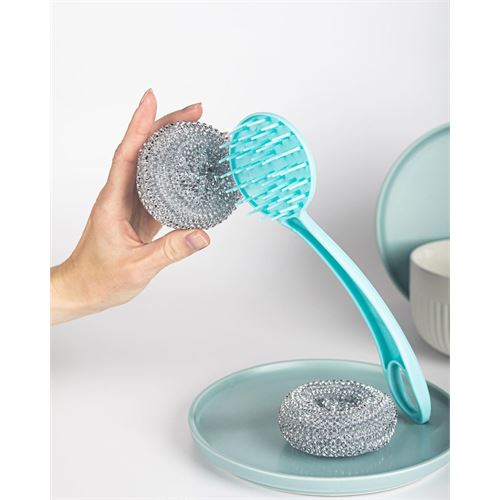 TransForMacion Çelik Tel Bulaşık Teli Ergonomik 10 Yedekli M.Janssens Design 720677