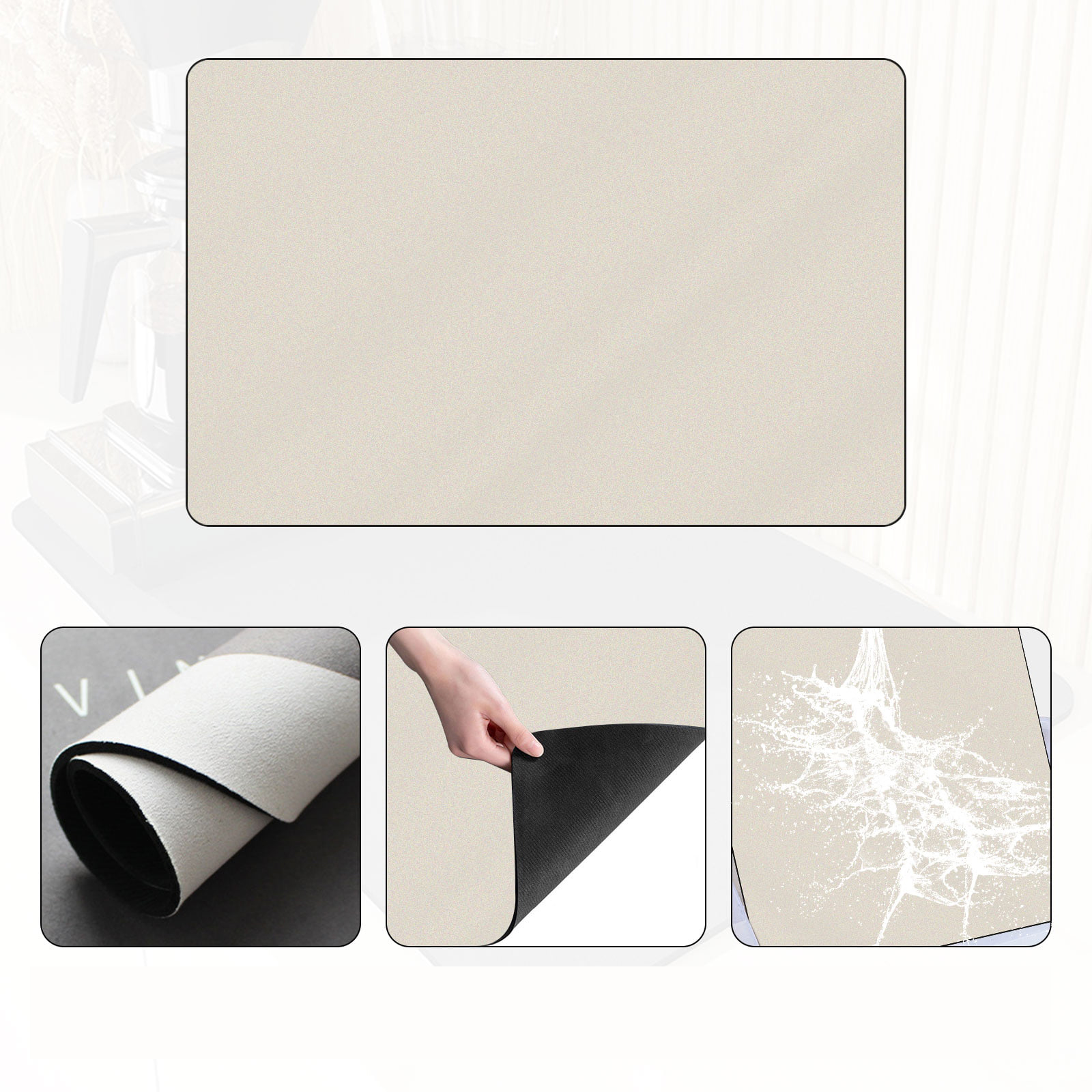 Bulaşık Durulama Kurutma Matı Süzücü Emici V.Valore Design 720682