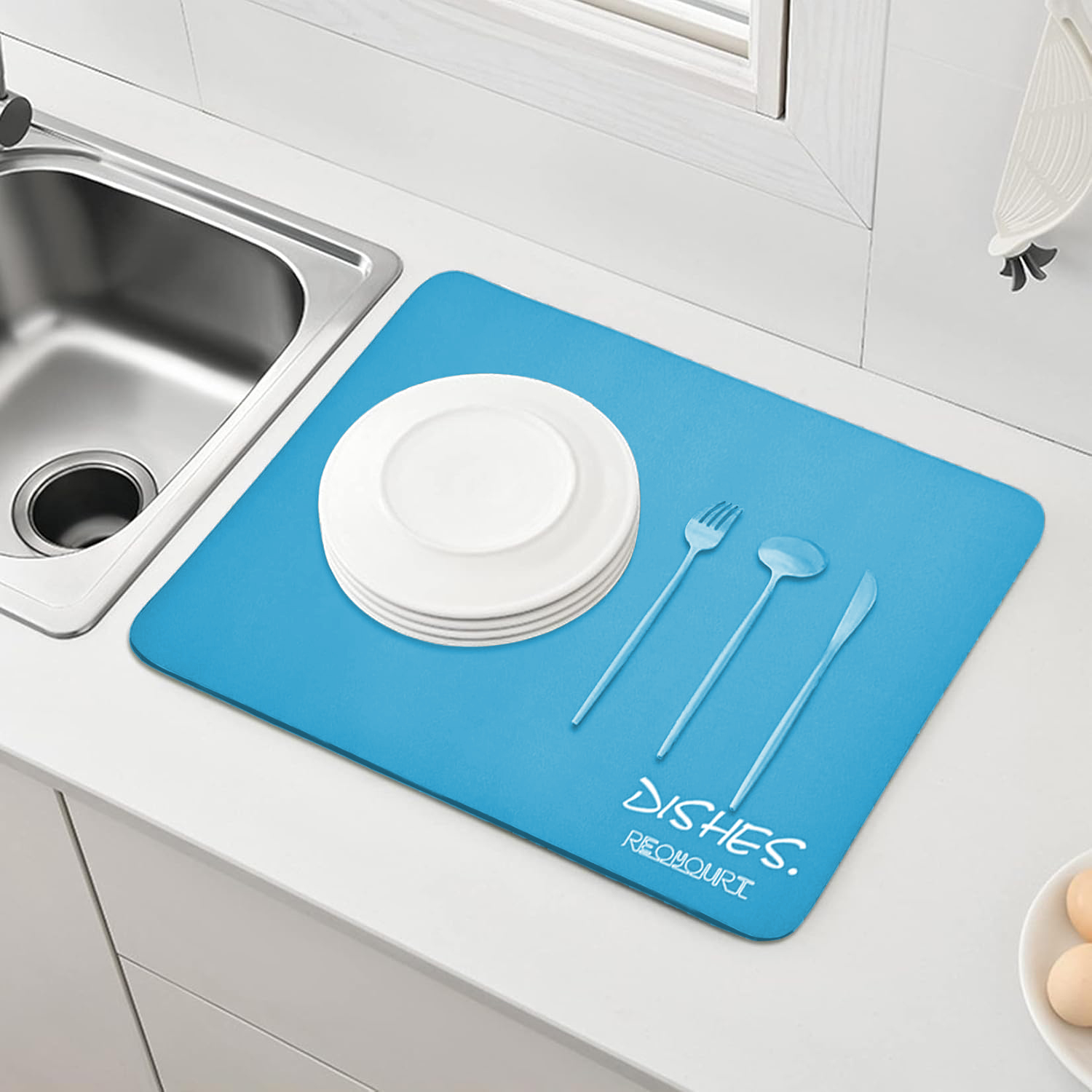 Bulaşık Durulama Kurutma Matı Süzücü Emici D.Reohouri Design 720683