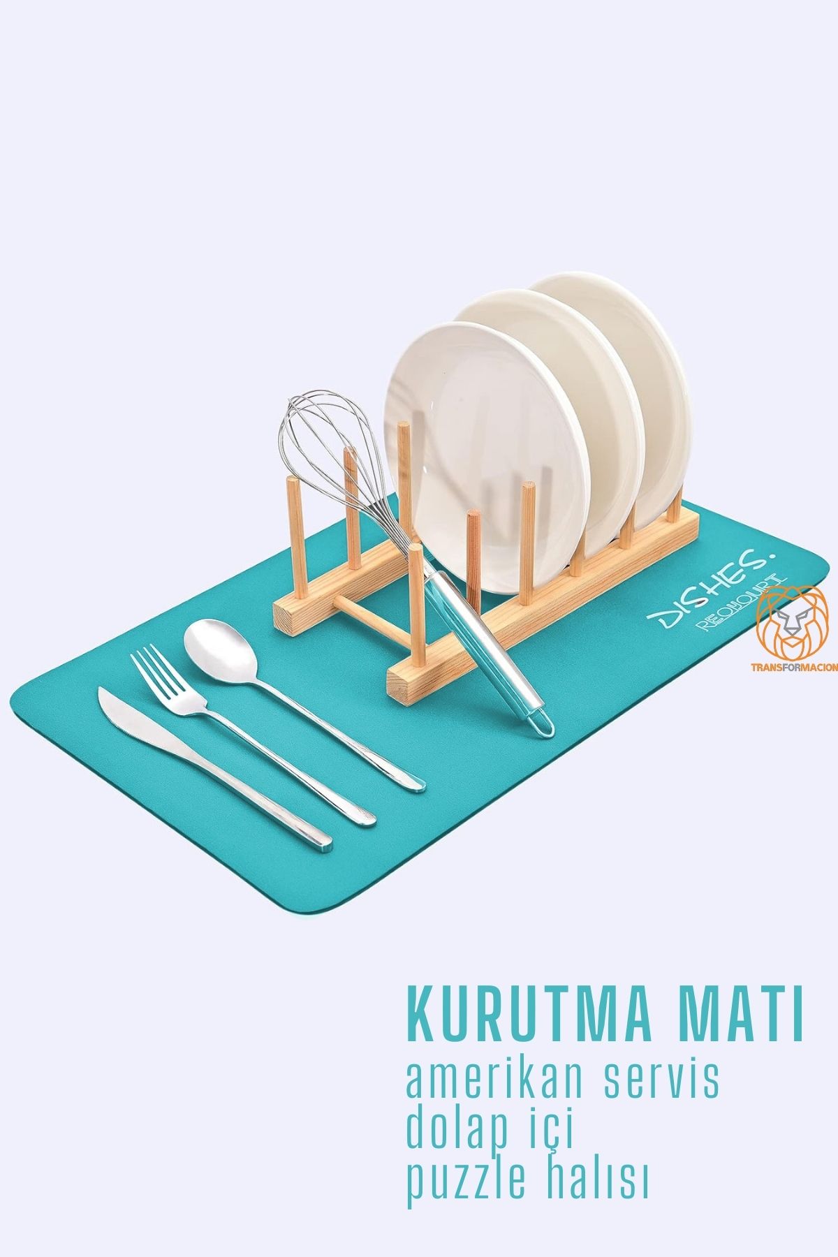 Bulaşık Durulama Kurutma Matı Süzücü Emici D.Reohouri Design 720683