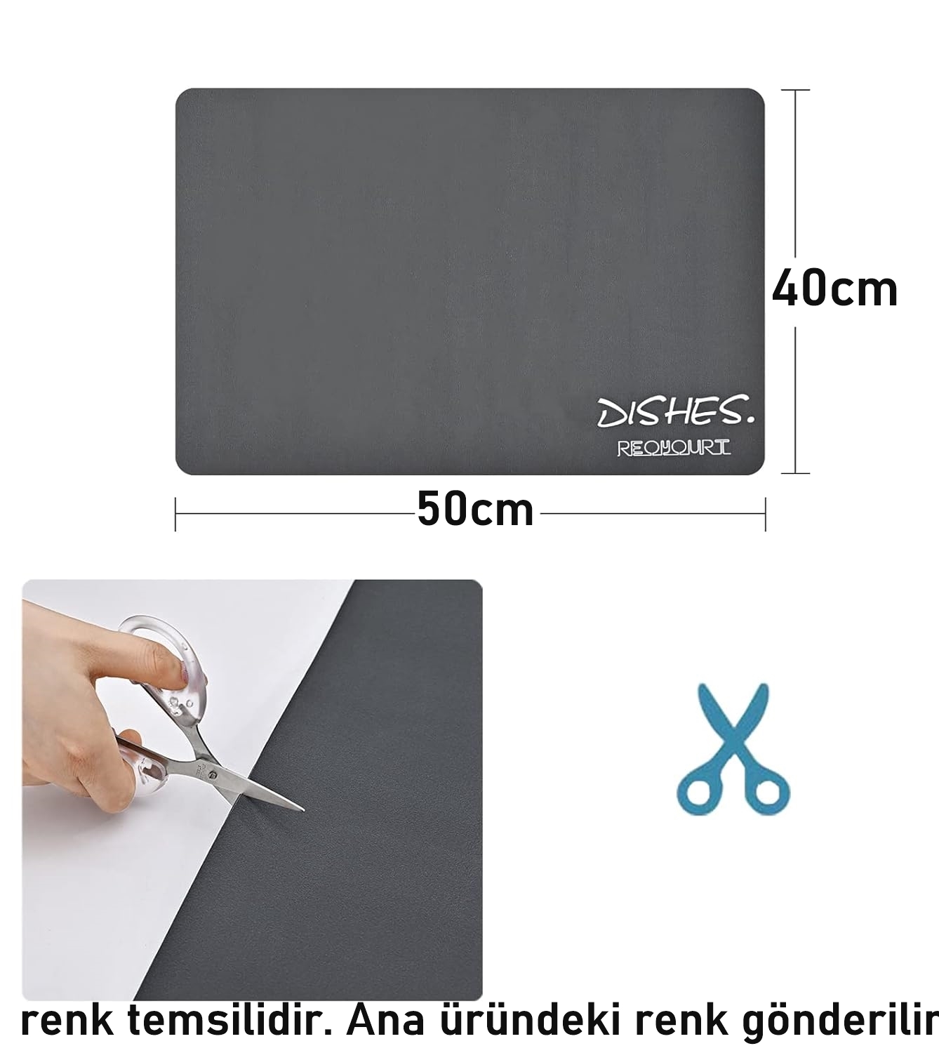 Bulaşık Durulama Kurutma Matı Süzücü Emici D.Reohouri Design 720684