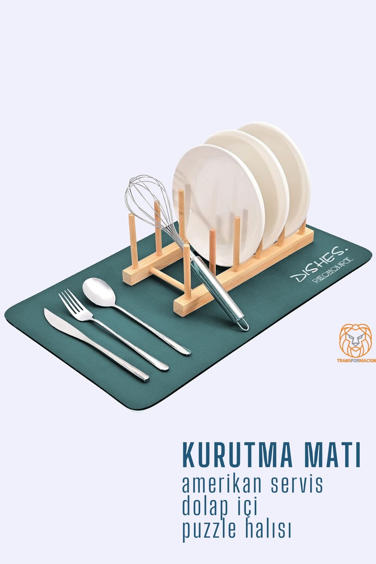 Bulaşık Durulama Kurutma Matı Süzücü Emici D.Reohouri Design 720685