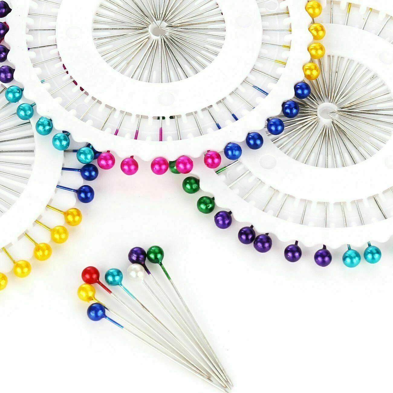 TransForMacion Renkli Başlı Toplu İğne 40 Adet 716077