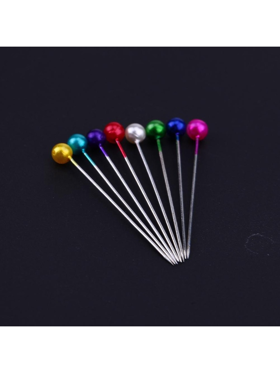 TransForMacion Renkli Başlı Toplu İğne 40 Adet 716077