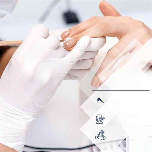 Transformacion Kuaför Eldiven Güzellik Salonu Berber Dövme Eldiveni SMALL BEYAZ 100 ADET 720688