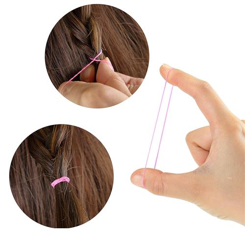 TransForMacion Silikon Saç Tokası Renkli Saç Lastiği Mini Elastik Toka 400 ADET RENKLİ 720710	