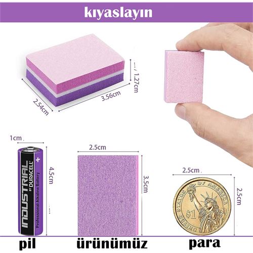TransForMacion Mini Tırnak Törpüsü 100/180 Grid  3 Adet 720723