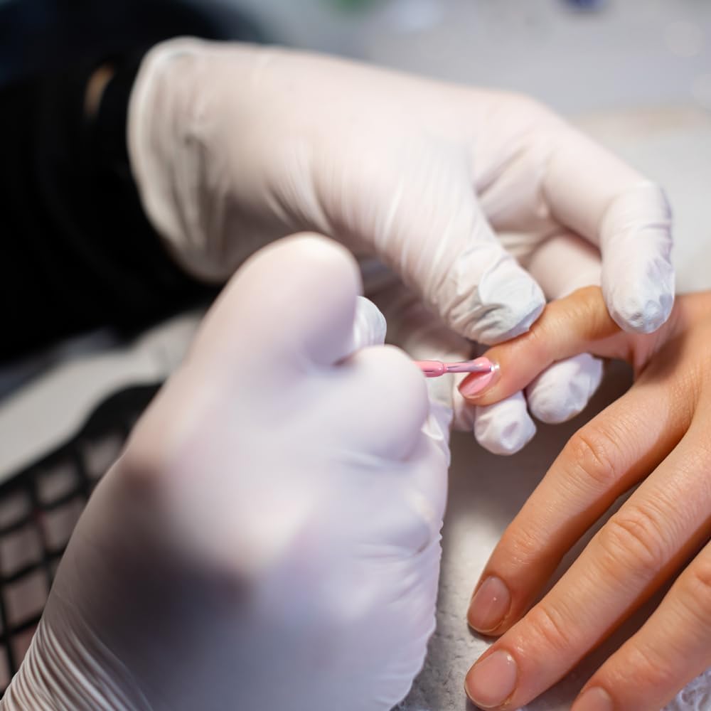 TransForMacion Kuaför Eldiven Güzellik Salonu Berber Dövme Eldiveni LARGE BEYAZ 100 ADET 720690