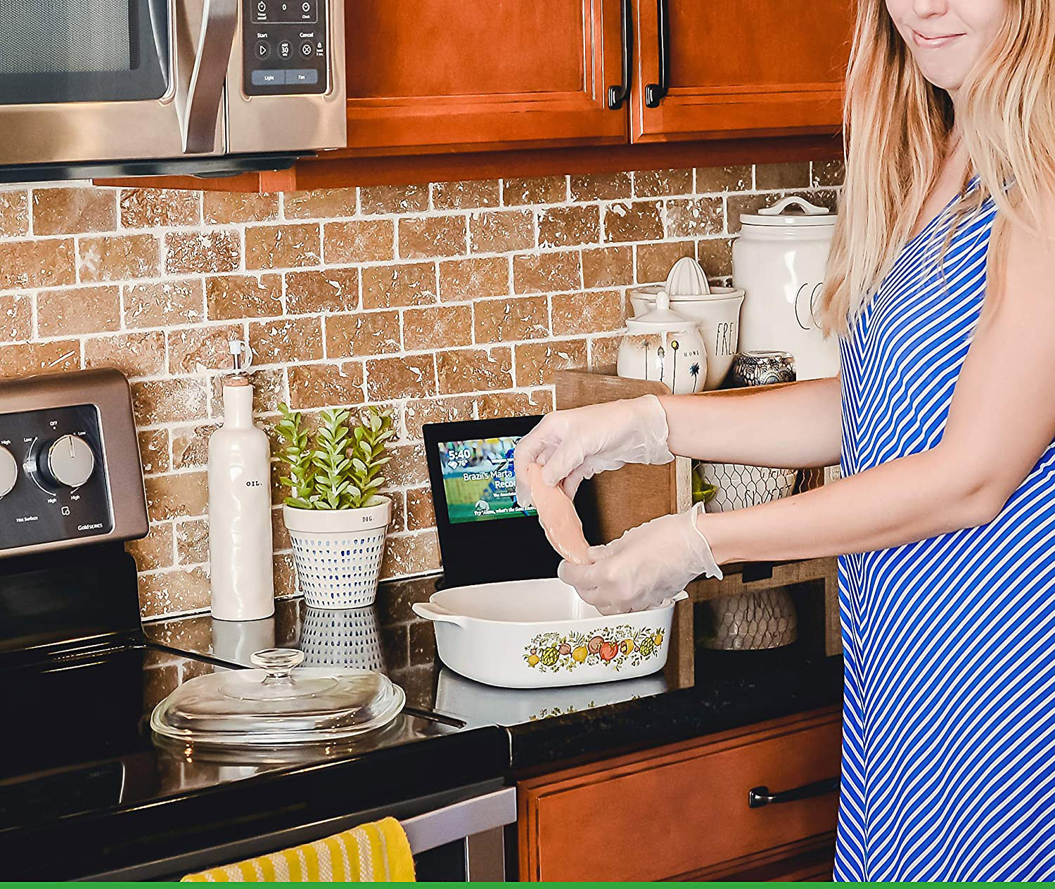 TransForMacion Kuaför Eldiven Güzellik Salonu Berber Dövme Eldiveni LARGE BEYAZ 100 ADET 720690