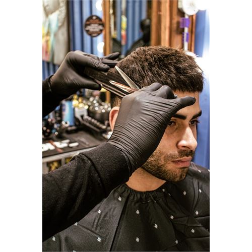 TransForMacion Kuaför Eldiven Güzellik Salonu Berber Dövme Eldiveni MEDIUM  SİYAH 100 ADET 720724