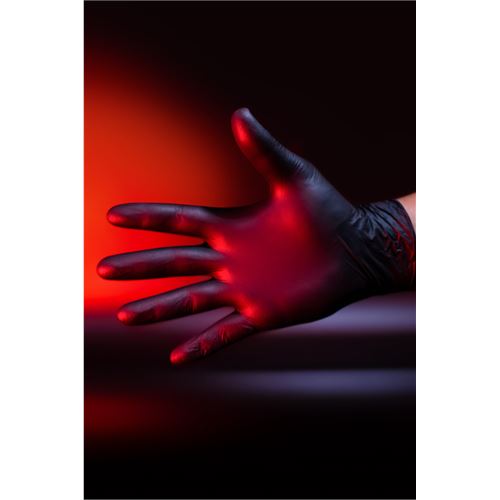 TransForMacion Kuaför Eldiven Güzellik Salonu Berber Dövme Eldiveni MEDIUM  SİYAH 100 ADET 720724