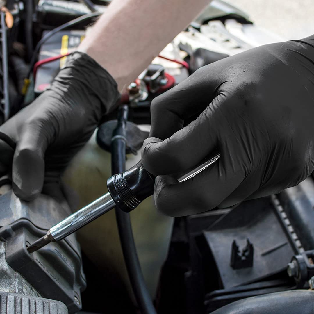 TransForMacion Kuaför Eldiven Güzellik Salonu Berber Dövme Eldiveni MEDIUM  SİYAH 100 ADET 720724