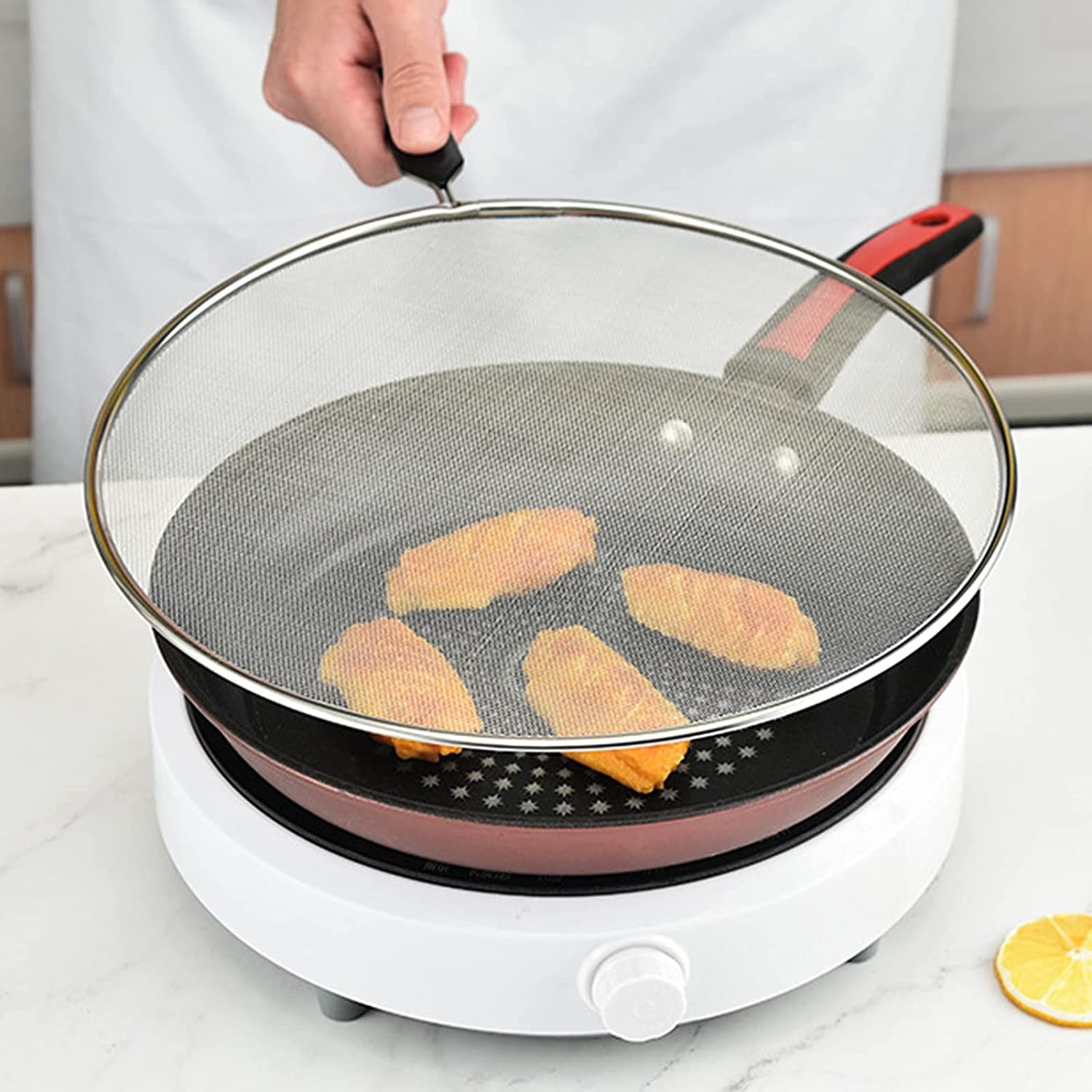 Flou Kızartma Yağ Sıçratmaz ve Un Eleği 717809