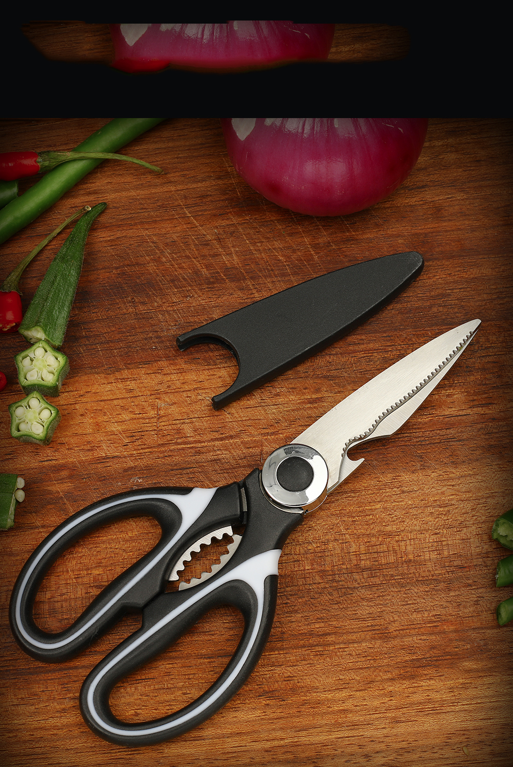 Tavuk Makası Çelik Mutfak Makası Açacak Kıracak Kesici Özelik 720766