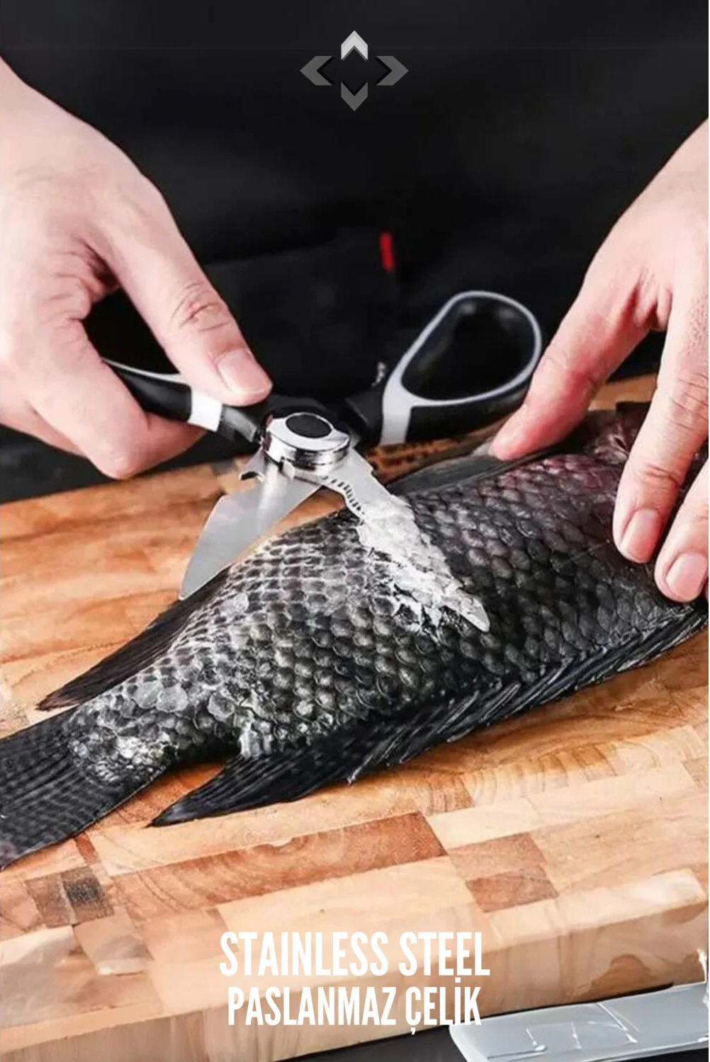 Tavuk Makası Çelik Mutfak Makası Açacak Kıracak Kesici Özelik 720766