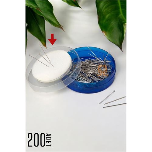 TransForMacion Toplu İğne 200 Adet Kutulu Başörtü İğnesi 720783