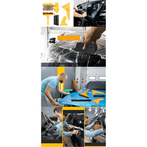 TransForMacion Cam Filmi ve Folyo Uygulama Kiti 7 Parça Duvar Kağıdı Vinil Uygulama Kiti 422607