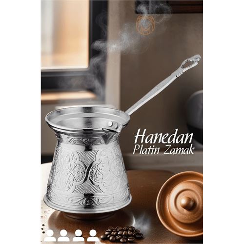 ModaCar İndüksiyon Tabanlı Platin Cezve Hanedan 4 Kişilik 