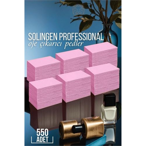 ModaCar 550 Adet Oje Çıkarıcı Doğal Ped Solingen Professional 