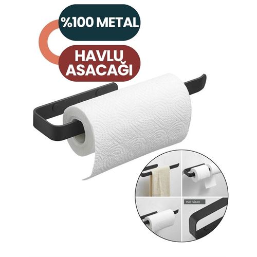 Modacar Vigna Black Havlu Folyo Asacağı 