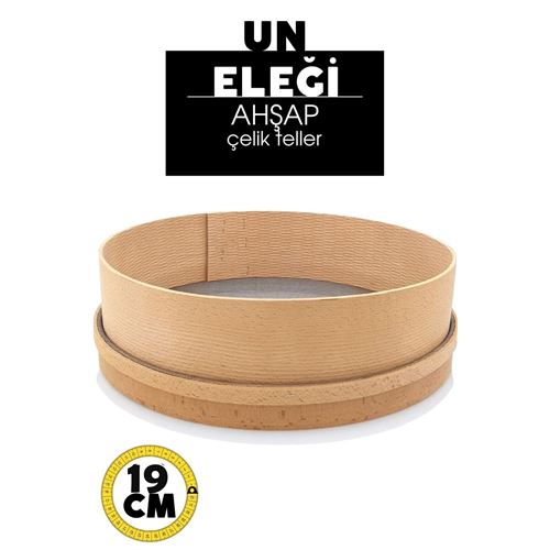 ModaCar Ahşap Un Eleği 19 CM 