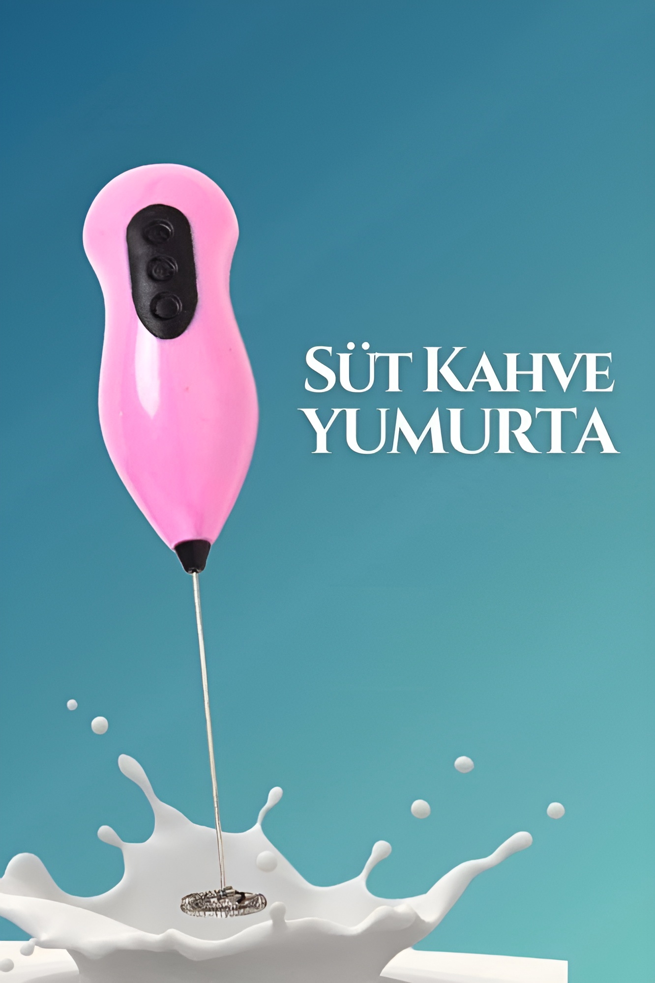 ModaCar  Pilli Süt Kahve Karıştırıcı Sanatsal Şekil 