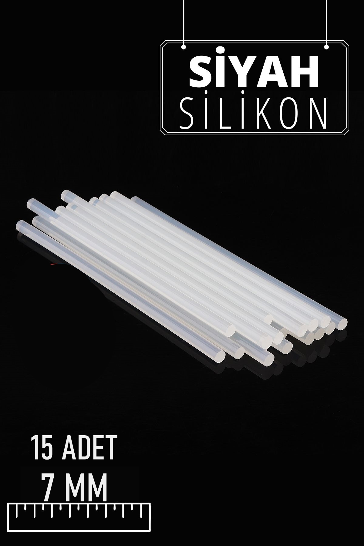 7 mm 15 Adet Sıcak Silikon 