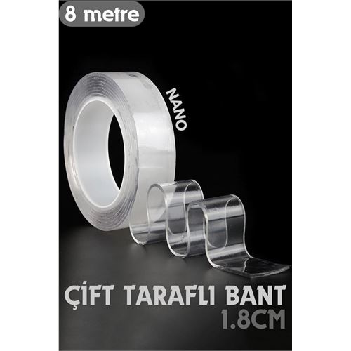 ModaCar 8 Metre Çift Taraflı Yapıştırıcı Bant Çivisiz Montaj 