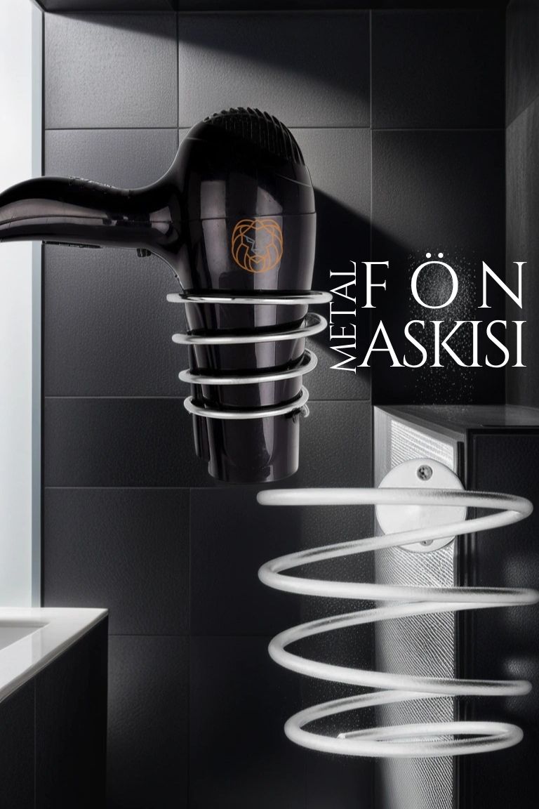 Metal Fön Askısı KROM