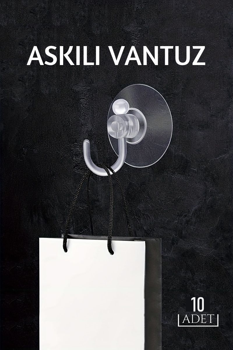 Askılı Vantuz 10 ADET 