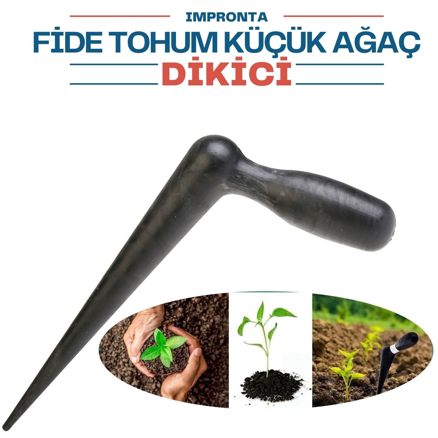 ModaCar Impronta Tohum Fide Küçük Ağaç Dikme Aparatı 