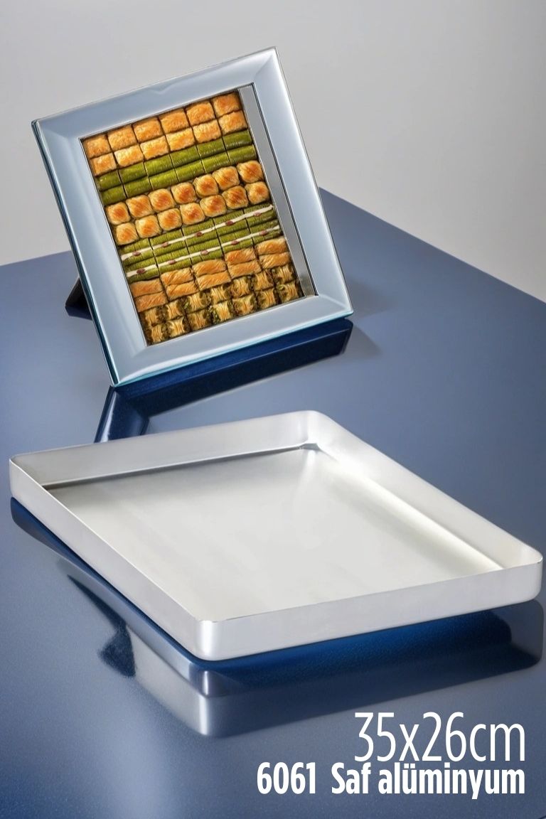 Modacar Baklava Tepsisi Alüminyum 35x26 cm