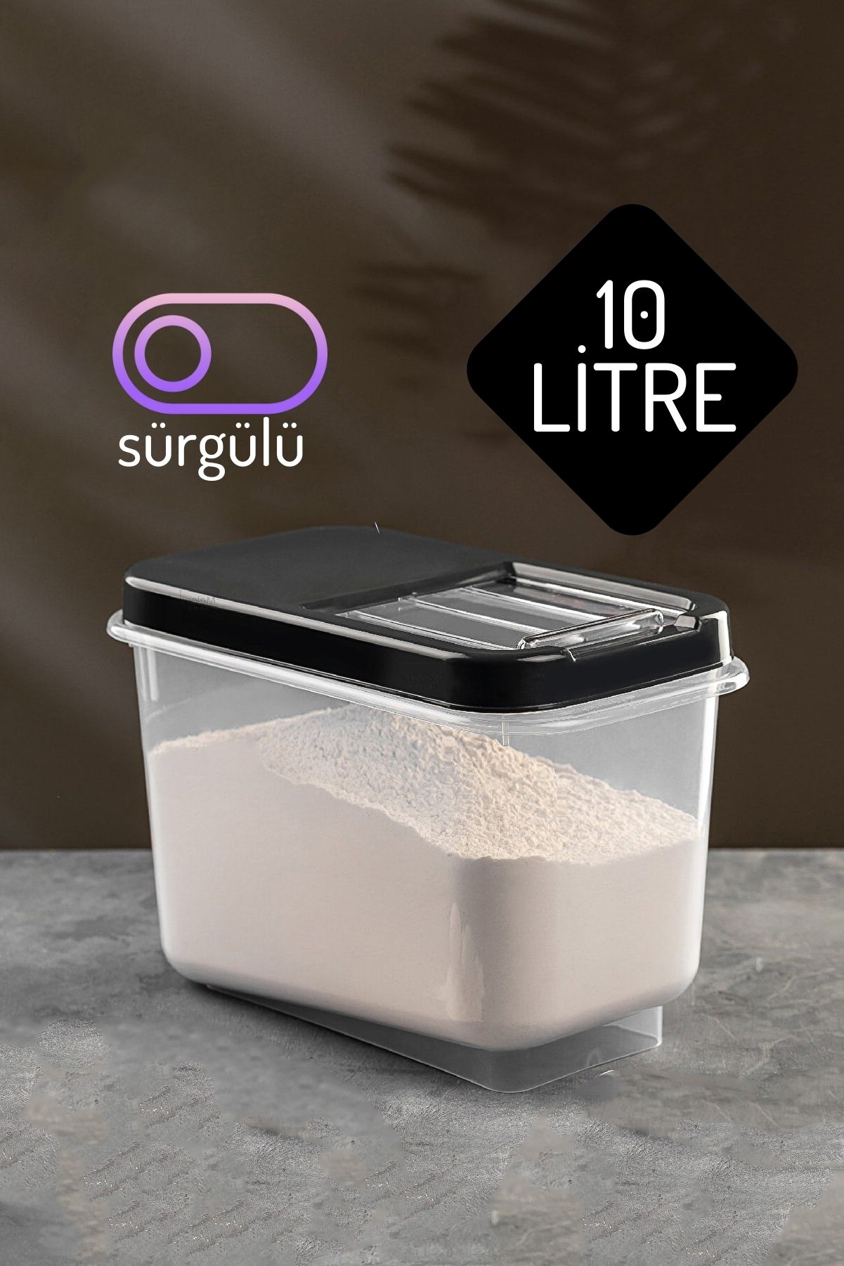 ModaCar Insignia Erzak Bakliyat Saklama Kutusu 10 lt ANTRASİT 