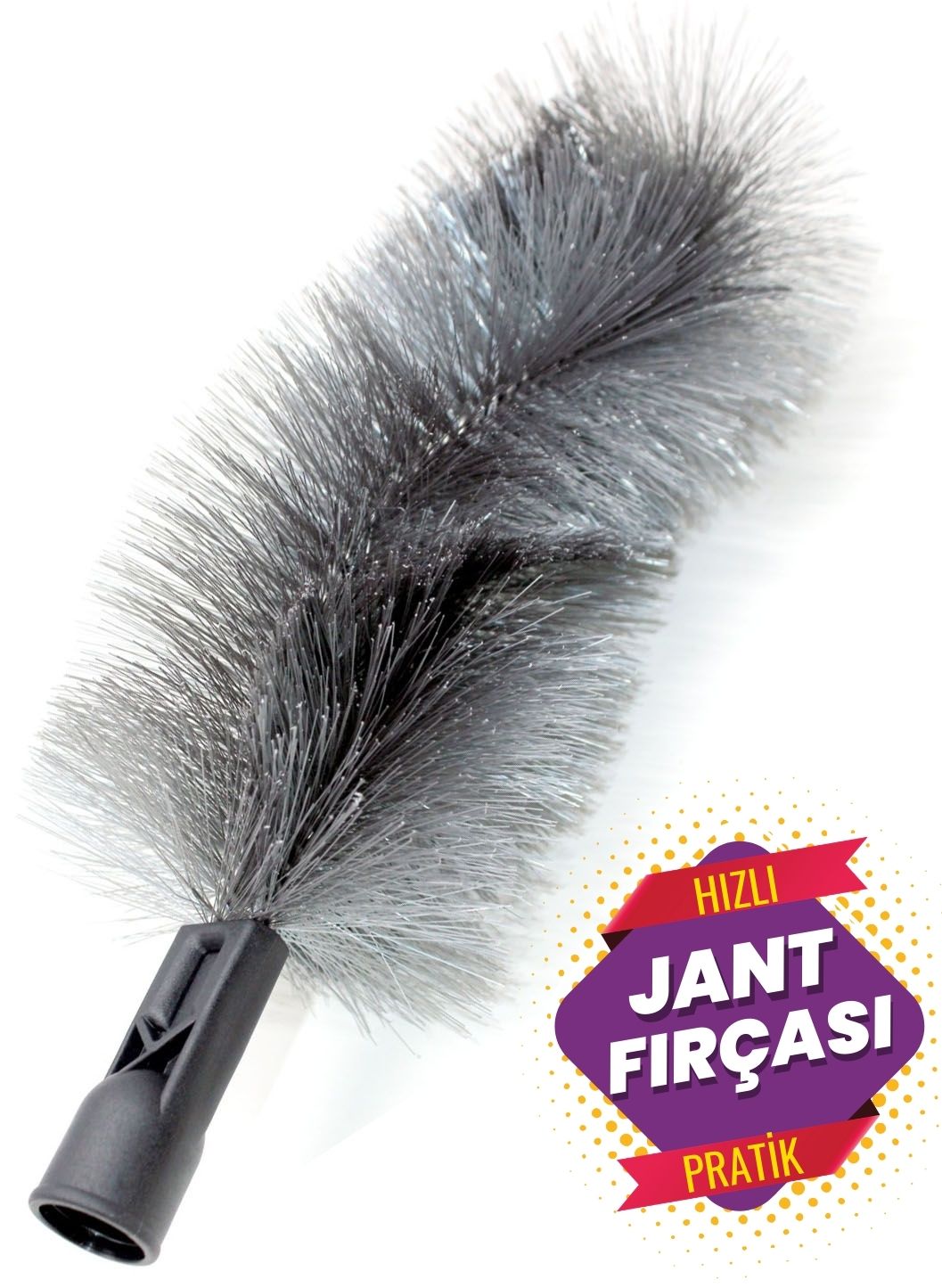 ModaCar Hızlı Jant Temizleme Fırçası 