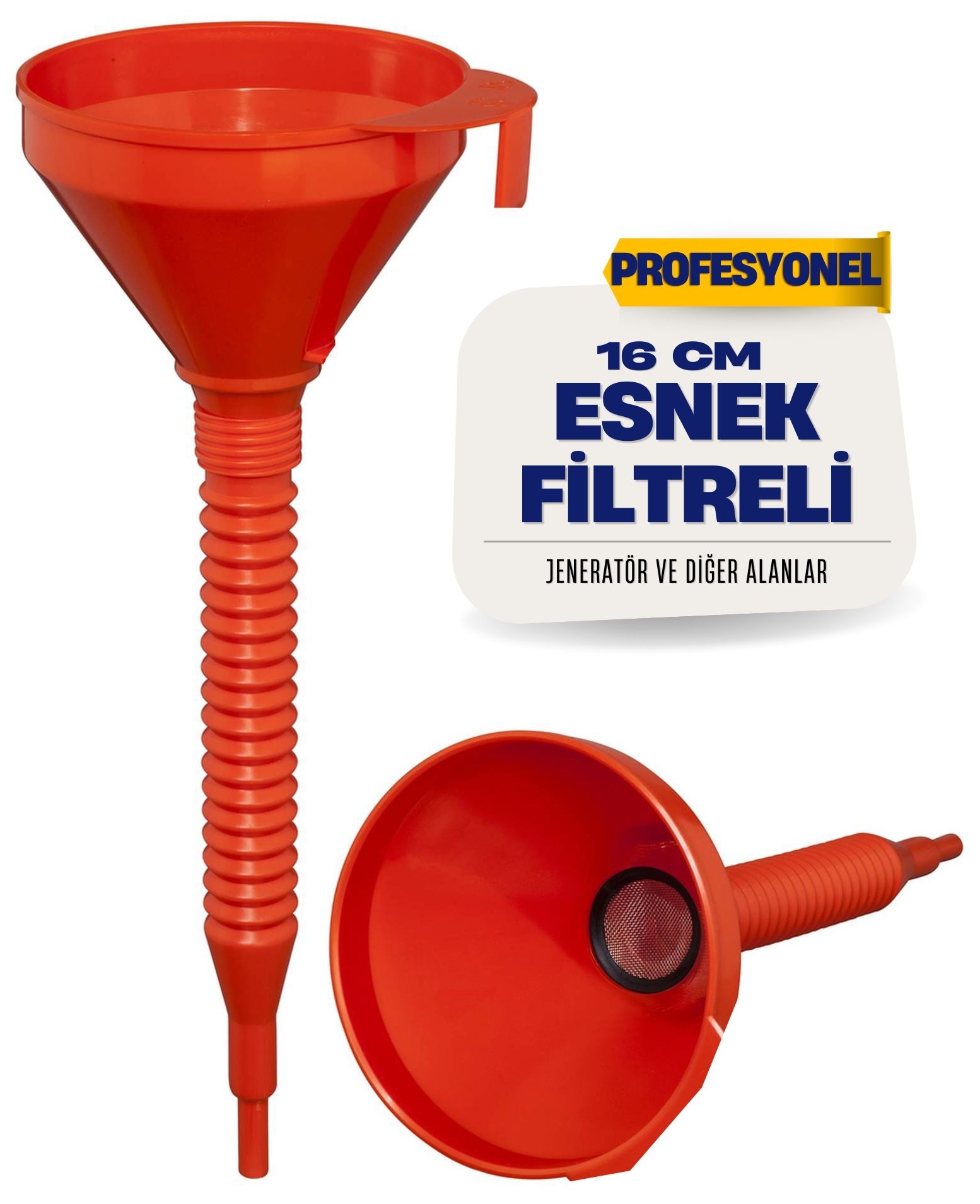 Süzgeçli Yakıt Boşaltma Hunisi 