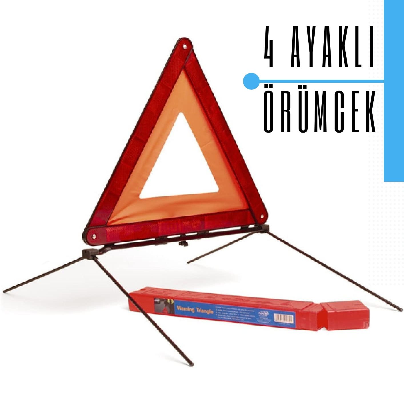 4 Örümcek Ayaklı Ucgen Reflektör 