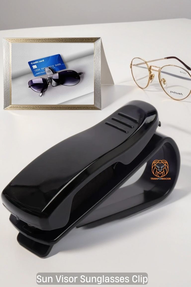 Güneşliğe Uygun Mini Gözlük Tutucu 