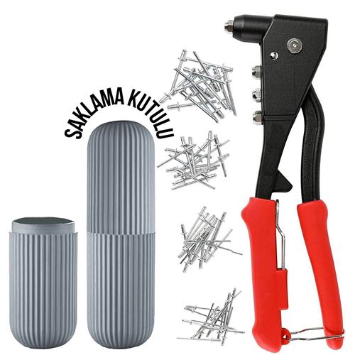 ModaCar Premium Perçin Tabancası Ve Kutu Seti 