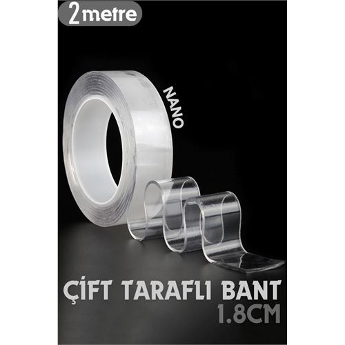 ModaCar 2 Metre Çift Taraflı Yapıştırıcı Bant Çivisiz Montaj 