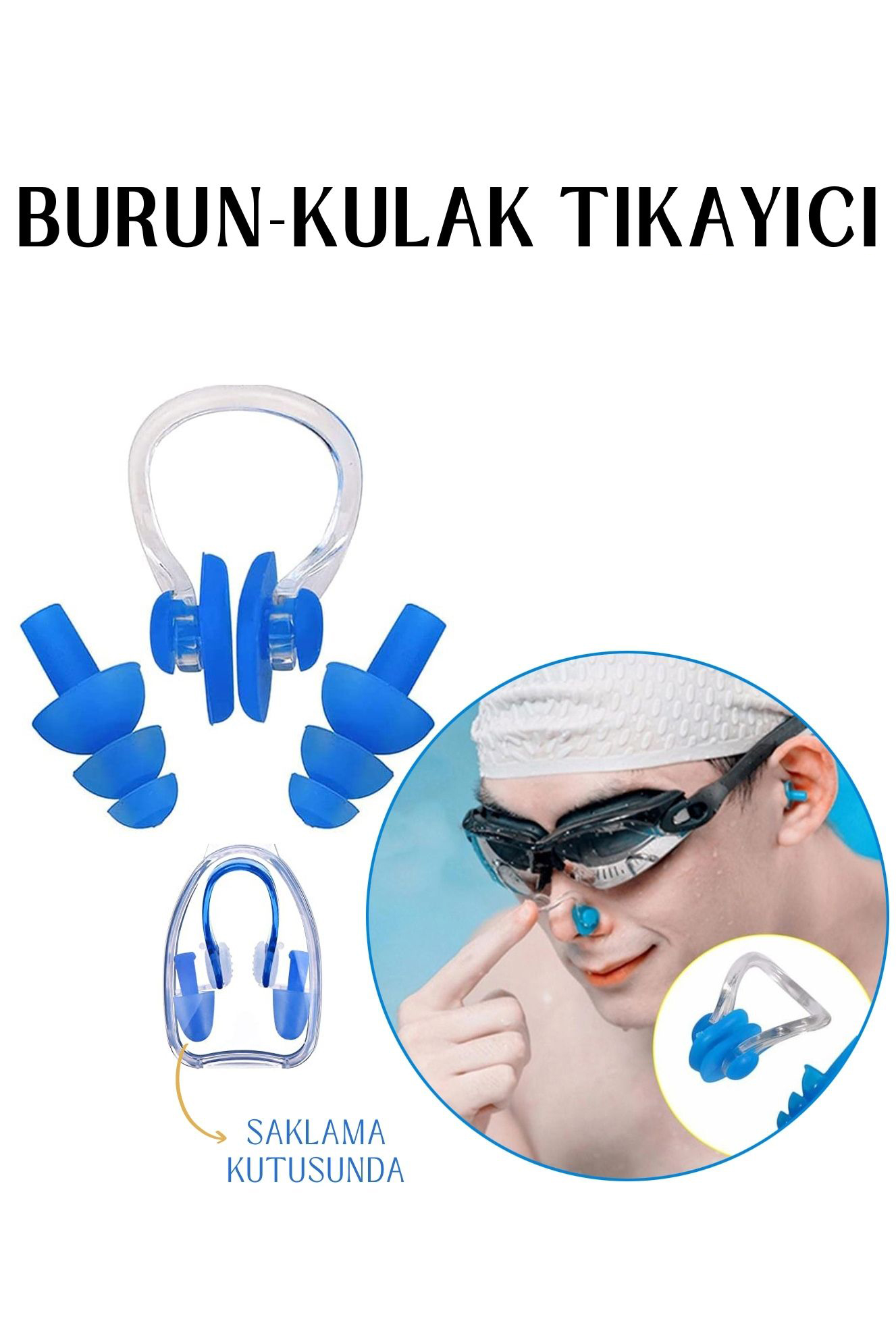 ModaCar Kulak ve Burun Tıkayıcı Havuz Seti 